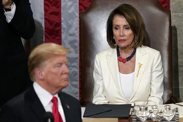 بيلوسي و ترامب