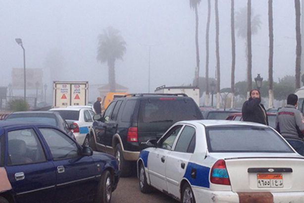 بالصور.. طقس غائم شديد البرودة وممطر ببورسعيد