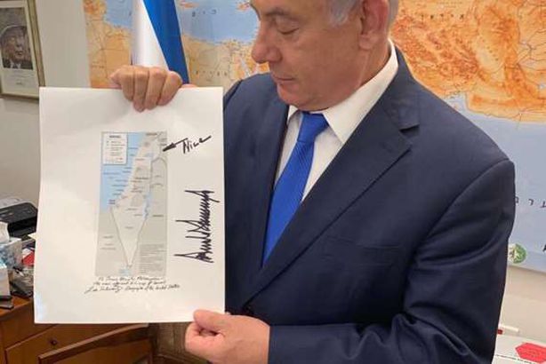 إسرائيل تتسلم خريطة ضم الجولان المحتل