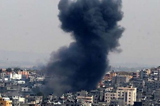 قصف غزة