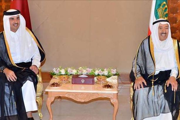 أمير قطر و أمير الكويت