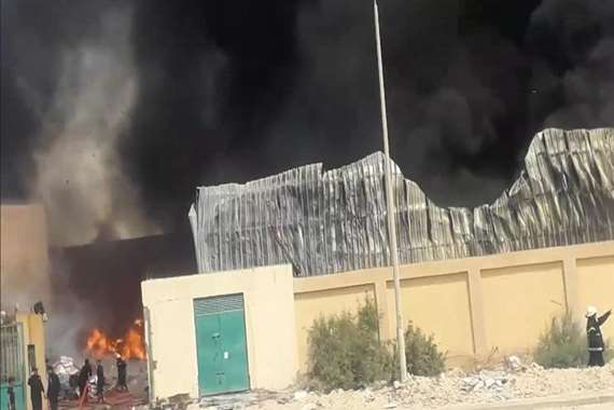 حريق بأكتوبر