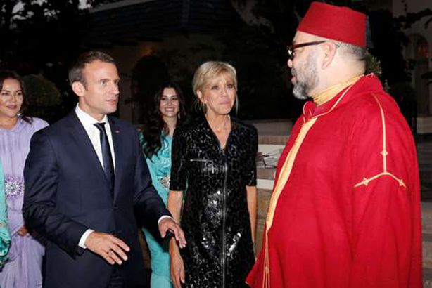 ملك المغرب ورئيس فرنسا