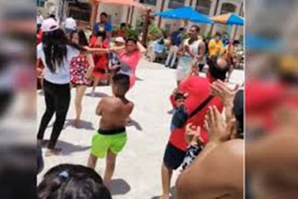 مقطع من فيديو الرقص بمنتجع الغردقة