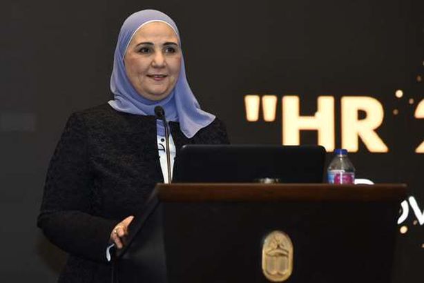 نيفين القباج  وزيرة التضامن الاجتماعي