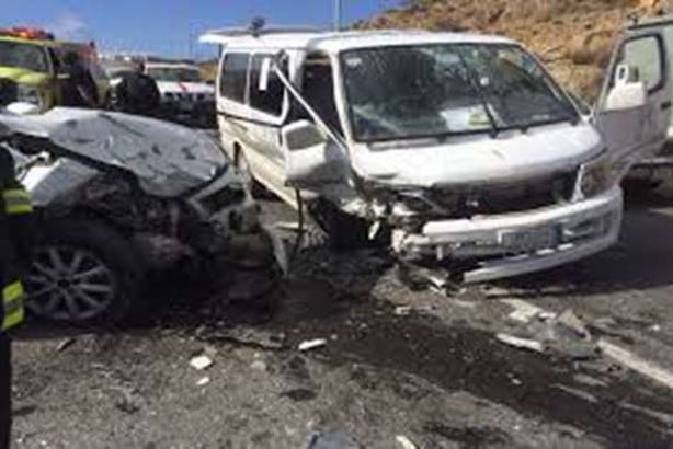 حادث تصادم بالمنيا