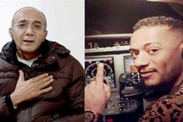 محمد رمضان والطيار الموقوف