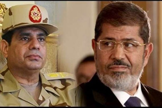الرئيس السيسي و الراحل محمد مرسي