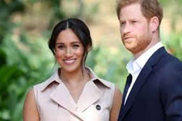 الأمير " هاري"   وزوجته ميجان 

