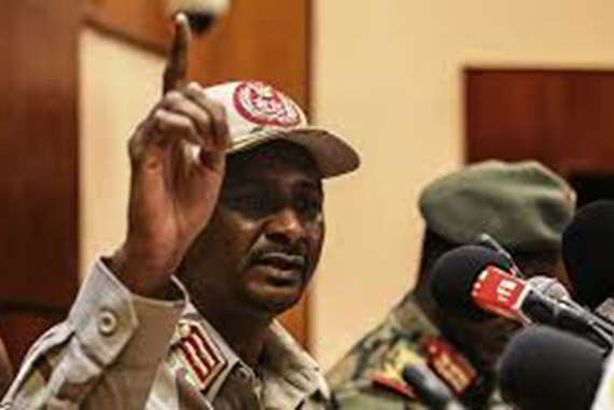 نائب رئيس المجلس السيادي السوداني  محمد حمدان دقلو