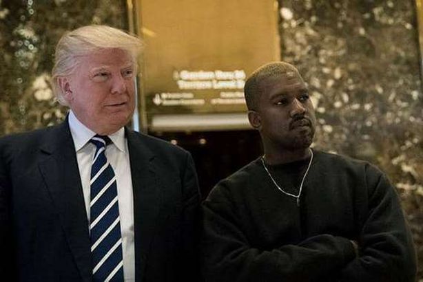 الرئيس الأمريكي والمرشح الجديد كاني ويست