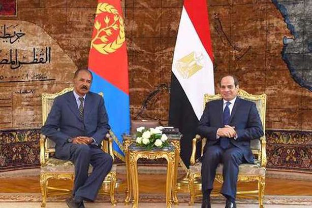 السيسي مع نظيره الإريتيري
