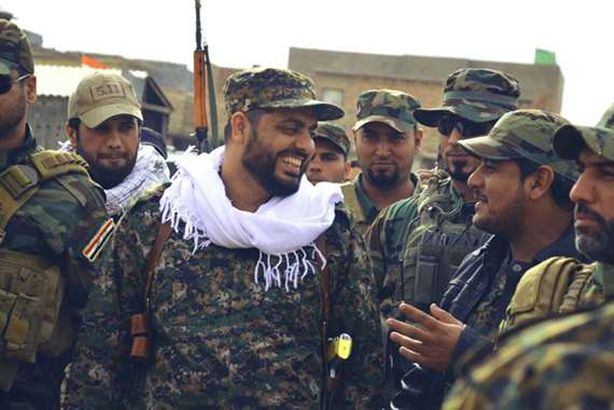 قيس الخزعلي زعيم مليشيا" عصائب أهل الحق العراقية" 

