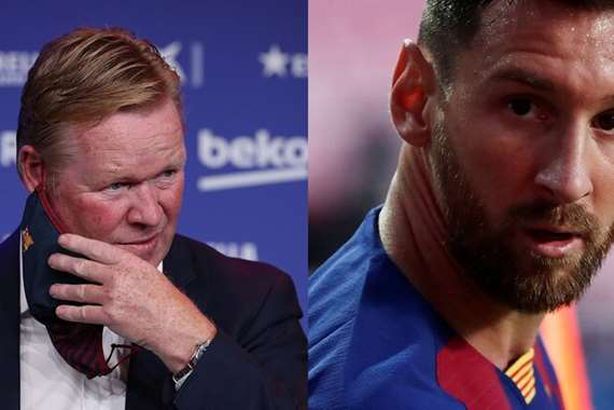 كومان وميسي