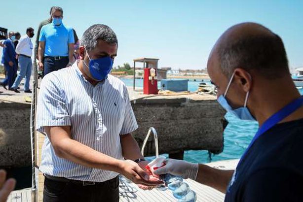 وزير السياحة و ألأمين العام لمنظمة السياحة العالمية

