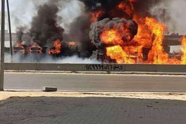 موقع الحريق