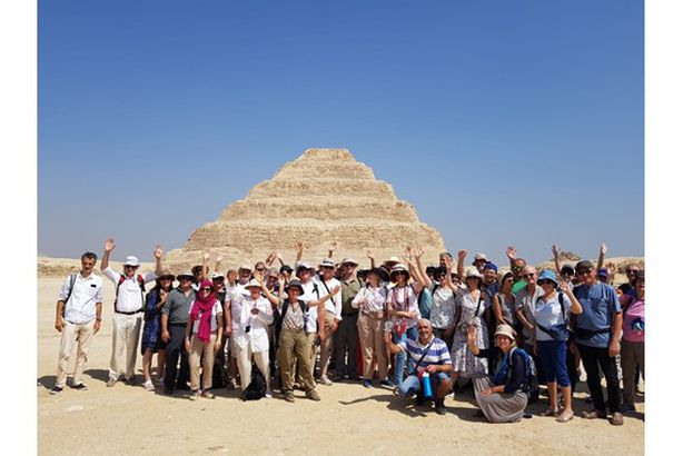 أول فوج سياحي من فرنسا 
