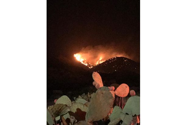 حريق بجبل عمد بمكة المكرمة