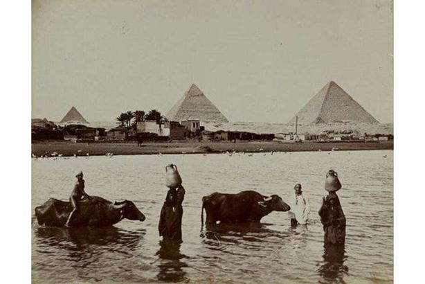 صور نادرة لفيضان النيل قبل بناء السد العالي
