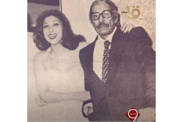 نادية الجندي مع زوجها الأسبق عماد حمدي