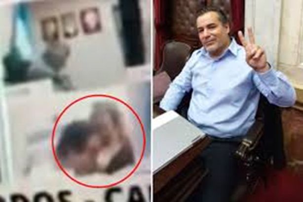 برلماني يقبّل صديقته على الهواء مباشرة.. ماذا حدث
