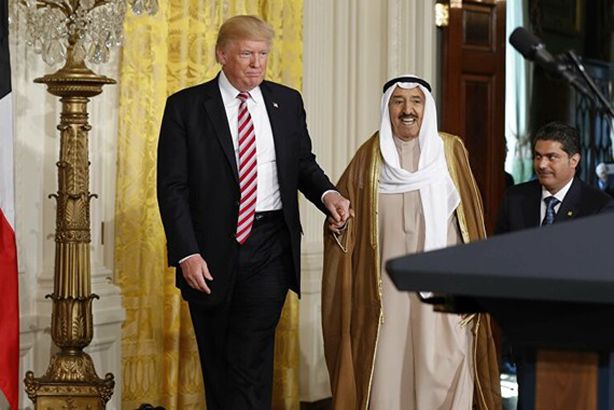 أمير الكويت   ترامب