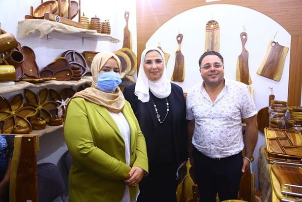 وزيرة التضامن نيفين القباج و وزيرة الشئون الليبية وفاء أبو بكر