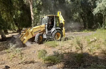 فتح طرق في الأحراج لحمايتها من الحرائق