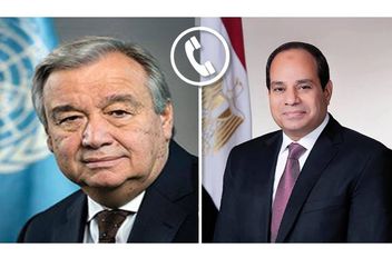 السيسي يبحث مع غوتيريش تنفيذ اتفاق وقف الحرب في غزة وجهود إعادة الإعمار
