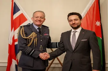 ولي العهد يؤكد أهمية تعزيز الشراكة الدفاعية بين الأردن وبريطانيا
