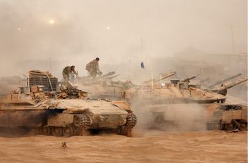 آليات عسكرية للجيش الإسرائيلي