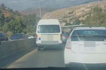 ازمة مرورية على اثر الحادث