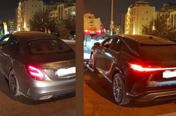 ضبط مركبتين اقتحمتا ممشى شارع الستين في عمان