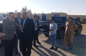 دوائر حكومية تتابع تنفيذ المخطط الشمولي التنموي لقضاء الأزرق