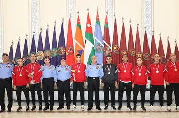 المعايطة يكرّم فريق الأمن العام المتوّج ببطولة العالم لخماسيات الشرطة لكرة القدم