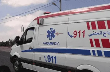 4 اصابات بحادث تصادم على الطريق الصحراوي
