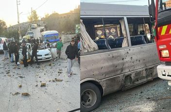 لطيران المروحي الإسرائيلي سيارة في بلدة الطيري في جنوب لبنان