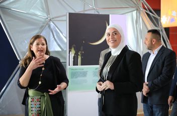 وزيرة التنمية تشارك في أنشطة برنامج اليوم العالمي للطفل