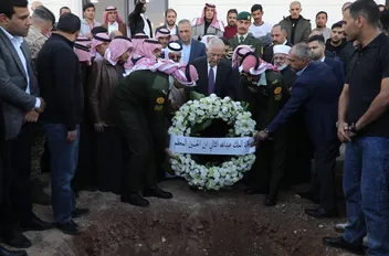 ي تشييع جثمان الوزير والعين والنائب الأسبق جمال حديثه الخريشا