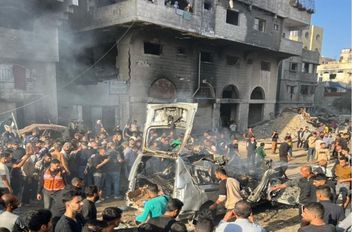 10 شهداء في غارات للاحتلال على غزة ودير البلح ومخيم النصيرات