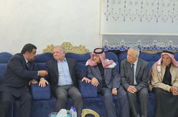 الملك يعزي بوفاة الشيخ الخريشا