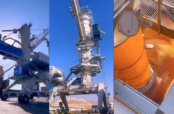 موانئ العقبة تدخل "مُفرّغتي حبوب" متطورتين لرفع كفاءة المناولة
