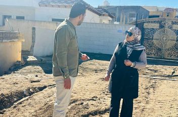 الخريشا تُتابع أعمال الصيانة والسلامة في مدرسة حسبان الثانوية للبنين 
