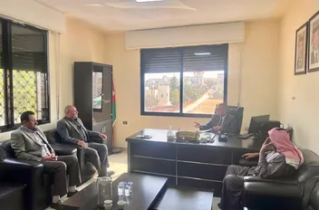 وزير الداخلية يزور مديرية قضاء حسبان
