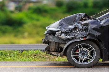 حادث سير على طريق المطار
