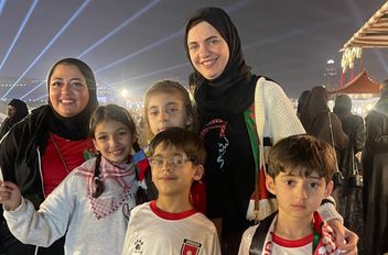 توافد كبير للجماهير الأردنية في الدوحة لمؤازرة المنتخب غداً - فيديو و صور