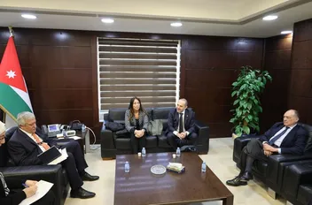 القطامين يستقبل السفير الإيطالي لبحث التعاون في قطاع النقل