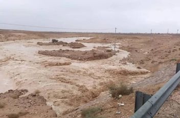 معان تتصدر كميات الأمطار بـ22.7 ملم
