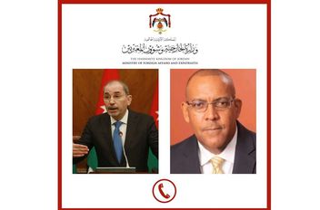 اتصال بين الصفدي ونظيره في باربادوس يفتح آفاق تعاون واسعة