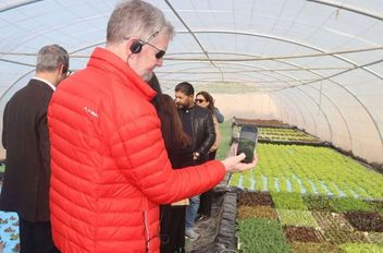 وفد من البنك الدولي يطّلع على مشاريع "أرضي" في جرش